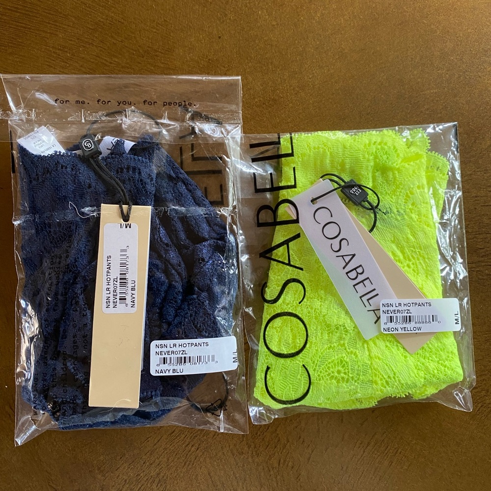 Cosabella never say never hot pants -new